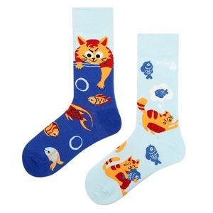 Asymmetrical Mismatched Socks